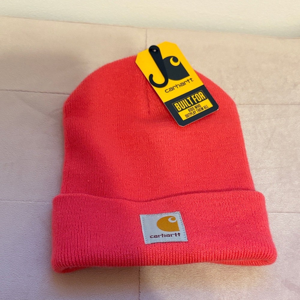 Carhartt Kids Bright Pink Beanie